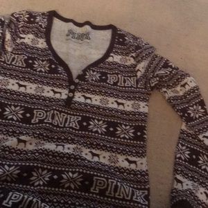 NWOT PINk Sleepwear Top